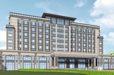SketchUp Multi-Story Neoclassical Administrative Office Building Model-BIM WORLD