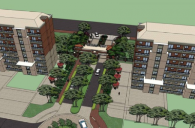 SketchUp Residential Model: European Classical High-Rise with Community Entrance Gate-BIM WORLD