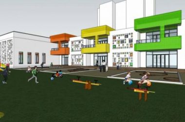 Modern Multi-Story Kindergarten Design | SketchUp School Model for Educational Architecture-BIM WORLD