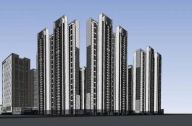 Wanda Commercial Complex: Modern High-Rise Office and Residential SketchUp Model-BIM WORLD