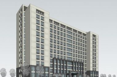 Modern Multi-Story Municipal Government Office Building in SketchUp-BIM WORLD