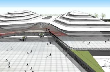 Modern Multi-Story University Sports Center SketchUp Model-BIM WORLD