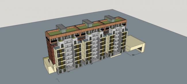 SketchUp Residential Models: Modern Small and High-Rise Commercial Housing Designs