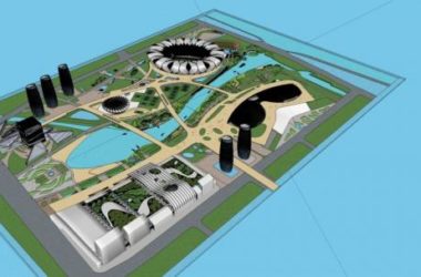 Multi-Story Olympic Sports Center Model | Modern Sports Architecture in SketchUp-BIM WORLD