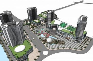SketchUp Model of a Modern High-Rise Urban Commercial and Office Complex-BIM WORLD