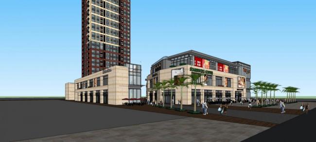 Dongguan Vanke Mixed-Use Complex: Modern Multi-Story High-Rise with Commercial Ground Floor and Residential Units