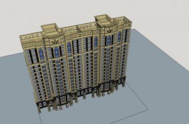 SketchUp Residential Models: High-Rise and Neoclassical Building Designs-BIM WORLD