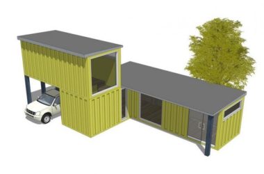 Modern Container Architecture: SketchUp Material Models-BIM WORLD