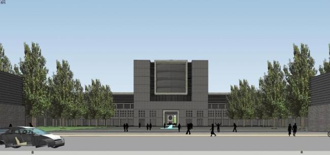Modern Multi-Story University Campus Design | SketchUp School Model for Colleges and Educational Buildings