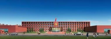 Modern Multi-Story University Campus Model | SketchUp School & Educational Buildings-BIM WORLD
