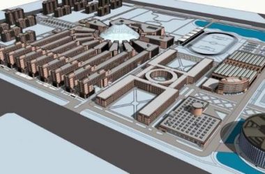Lumei New Multi-Story University Campus Model | Modern Educational and Teaching Buildings in SketchUp-BIM WORLD