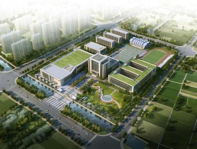 Modern Multi-Story University Campus and Educational Buildings in SketchUp