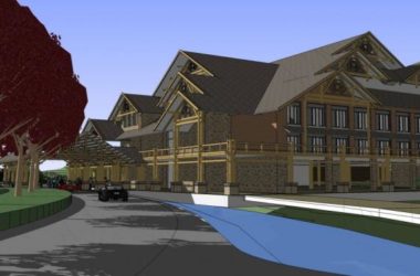 SketchUp Model of a Multi-Story Inner Mongolia Hot Spring Resort with Chinese Design-BIM WORLD