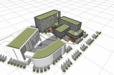 Modern Multi-Story Hotel Model in SketchUp-BIM WORLD