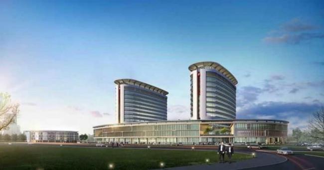 Modern Multi-Story Maternal and Child Health Hospital Model in SketchUp