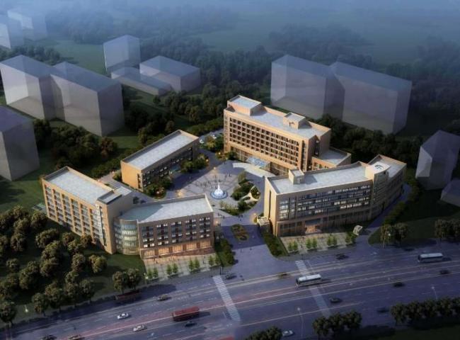 Modern Multi-Story Hospital Model in SketchUp | Contemporary Medical Architecture Design