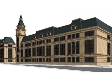 Classic Multi-Story Primary and Secondary School Model | Educational Architecture in SketchUp-BIM WORLD