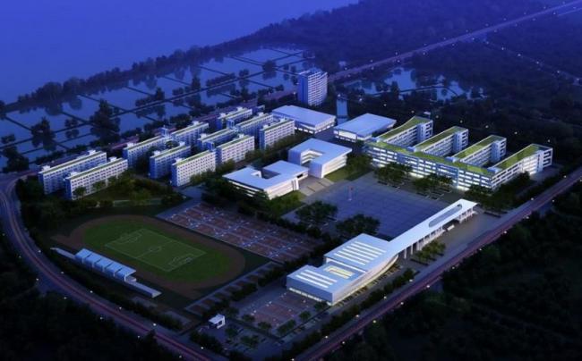 Modern Multi-Story Primary and Secondary School Buildings | SketchUp School Model