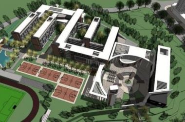 Modern Multi-Story Primary and Secondary School Buildings | SketchUp Educational Models-BIM WORLD