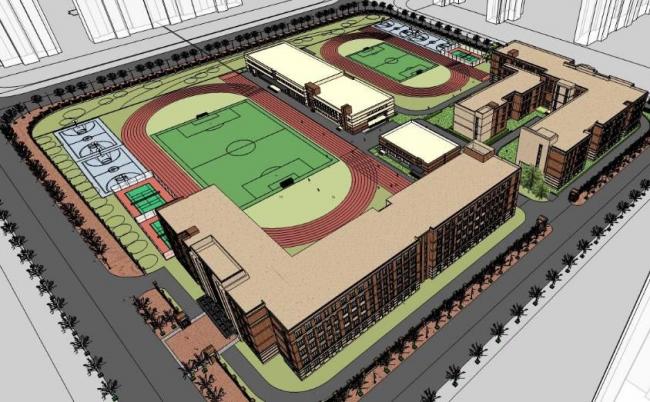 Modern Multi-Story Educational Buildings: Primary and Secondary School Models in SketchUp