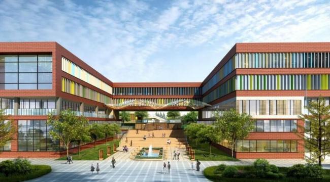Modern Multi-Story Primary and Secondary School Models in SketchUp
