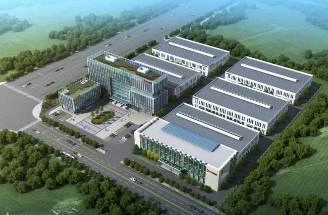 Sketchu Industrial Building: Modern Multi-Story Payne Electrical Office and Factory