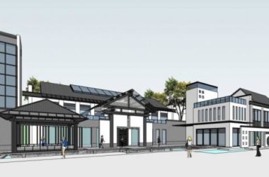SketchUp Business Model: Multi-Story Commercial Club in Modern Chinese Style-BIM WORLD