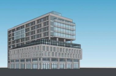 Modern Multi-Story Office Building Model in SketchUp-BIM WORLD