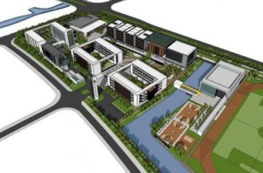 Ningbo Jiangbei Cicheng Middle School: Modern Multi-Story Educational Building Model in SketchUp-BIM WORLD