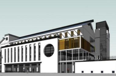 Multi-Story Primary and Secondary School Model | SketchUp Educational Building in Modern Chinese Style-BIM WORLD