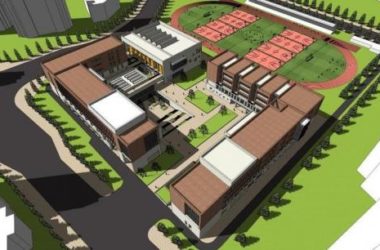 Modern Multi-Story Primary and Secondary School Buildings | SketchUp School Model-BIM WORLD