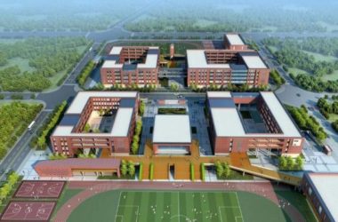 Modern Multi-Story Primary and Secondary School Building Model in SketchUp-BIM WORLD