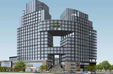 SketchUp Office Model | Modern High-Rise Commercial Building with Multi-Story Design-BIM WORLD