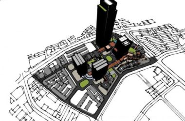SketchUp Complex Model: Multi-Story High-Rise Mixed-Use Commercial and Modern Office Building-BIM WORLD