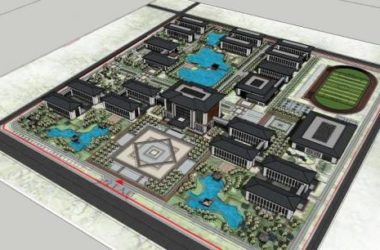 Multi-Story Primary and Secondary School Design | SketchUp Model of Chinese-Style Educational Architecture-BIM WORLD