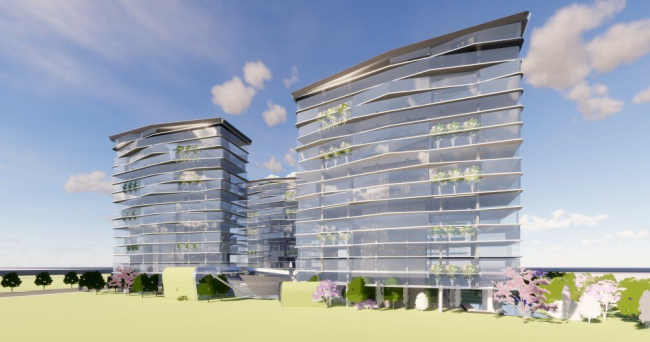Modern High-Rise Residential Models in SketchUp: Contemporary Building Designs