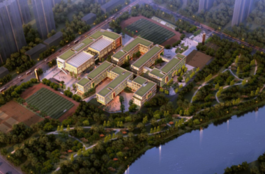 Modern Multi-Story Primary and Secondary School Design in SketchUp-BIM WORLD