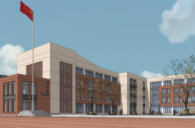 Modern Multi-Story Primary and Secondary School Design | Educational Architecture in SketchUp-BIM WORLD