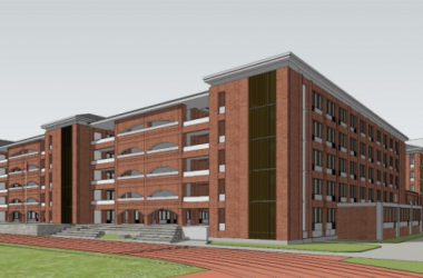 Modern Multi-Story High School Design | Educational Architecture in SketchUp-BIM WORLD