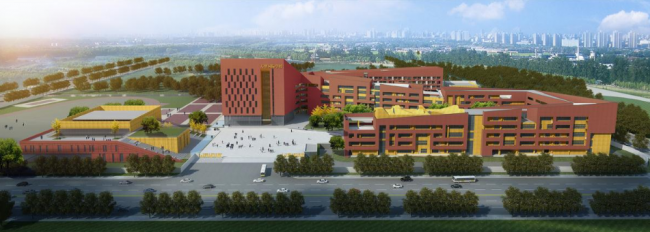 Modern Multi-Story High School Design | Educational Architecture in SketchUp