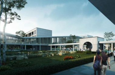 Modern Multi-Story High School Design | Educational Architecture in SketchUp-BIM WORLD