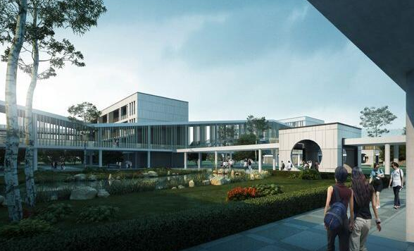 Modern Multi-Story High School Design | Educational Architecture in SketchUp