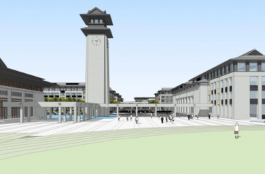 Multi-Story Middle School Design | Educational Architecture with Chinese Style in SketchUp-BIM WORLD