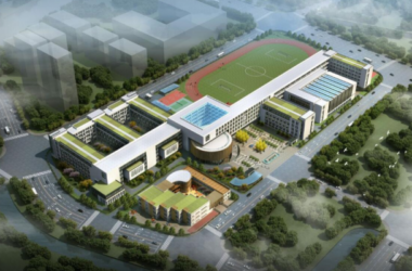 Modern Multi-Story Primary and Secondary School Design in SketchUp-BIM WORLD