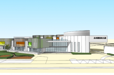 Modern Multi-Story Kindergarten Design | Educational Architecture in SketchUp-BIM WORLD