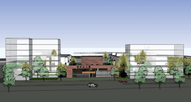 Modern Multi-Story Kindergarten School Design | Educational Architecture in SketchUp