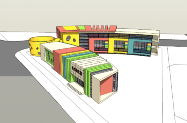 Modern Multi-Story Kindergarten School Model | Educational Architecture in SketchUp-BIM WORLD