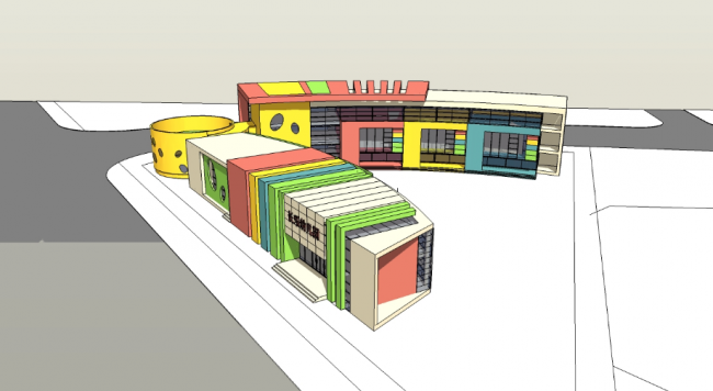 Modern Multi-Story Kindergarten School Model | Educational Architecture in SketchUp