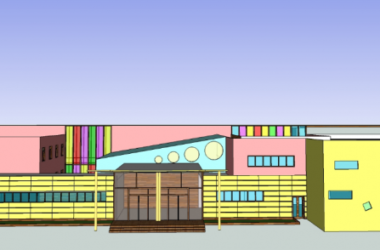 Modern Multi-Story Kindergarten Design | Educational Architecture by SketchUp School-BIM WORLD