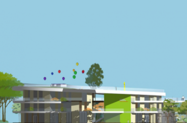 Modern Multi-Story Kindergarten School Model | Educational Architecture in SketchUp-BIM WORLD